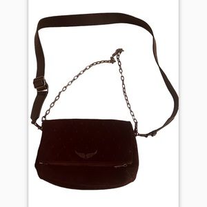 Zadig & Voltaire Rocky ZV Embossed Suede Bag